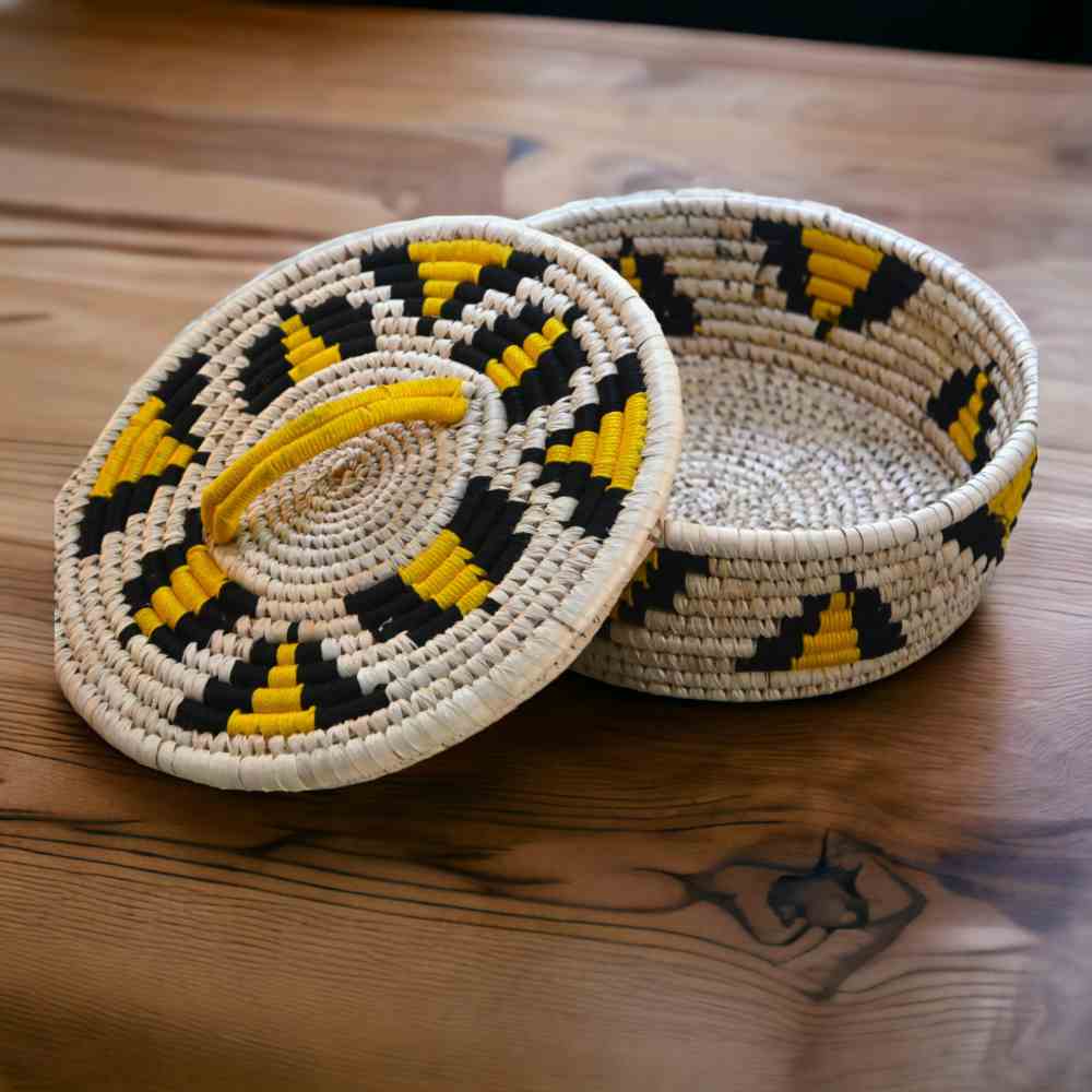 Leopard Style Sabai Grass Storage Box